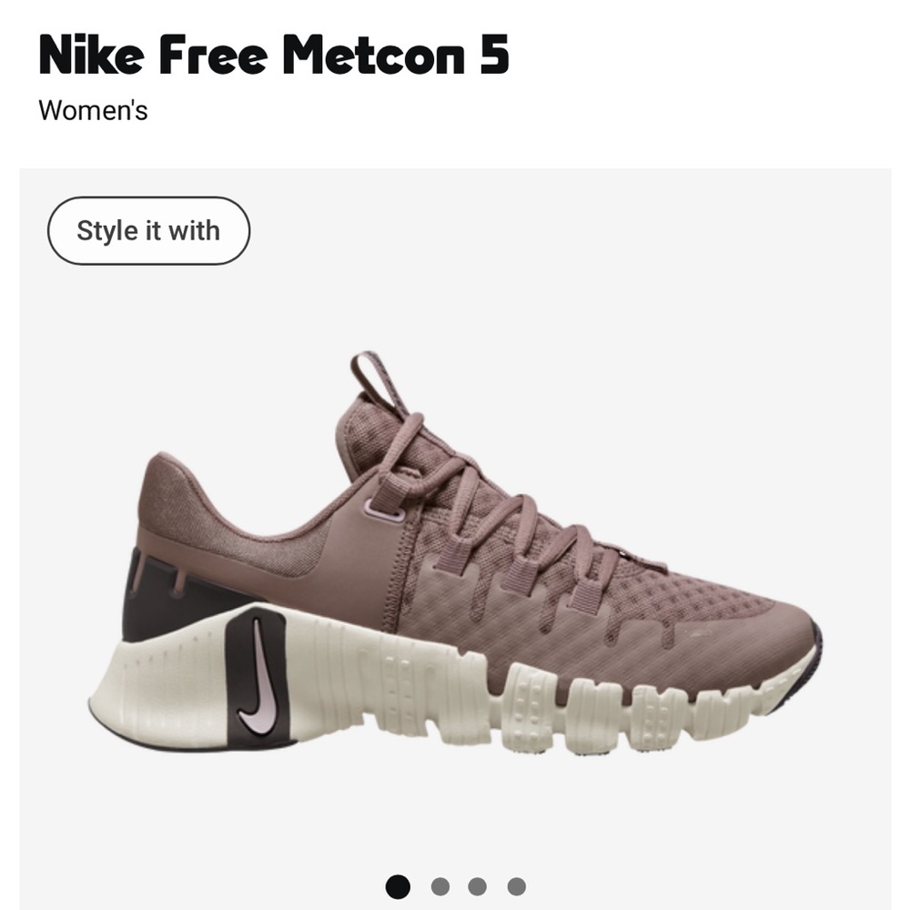 Nike Free Metcon shoes, size 6.5 women’s